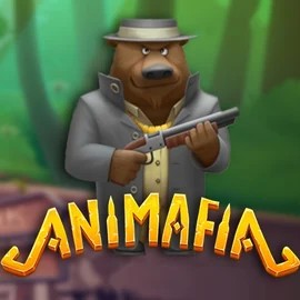 Animafia slot logo by Peter & Sons at Spinjo CasinoAnimafia