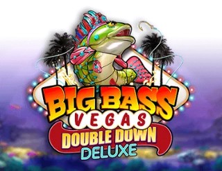 Big Bass Vegas Double Down Deluxe Slot logo by Pragmatic Play at Spinjo Casino