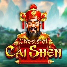 Chests of Cai Shen casino game by Pragmatic Play – featured logo at Spinjo Casino