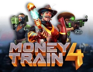 Money Train 4 online game logo by Relax Gaming on spinjocasino.se