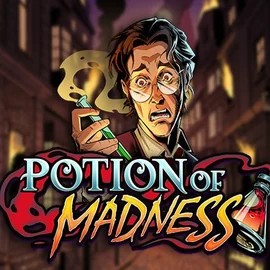 Potion of Madness slot logo by Play'n GO at Spinjo Casino