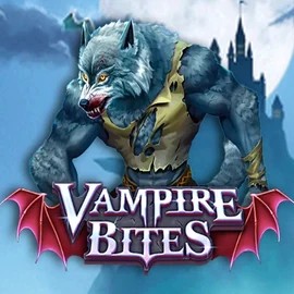 Vampire Bites slot logo by Amusnet Interactive at Spinjo Casino
